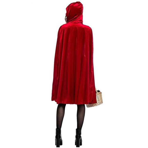 Little Red Riding Hood Costume - Adults Cosplay (Color:Red Size:L)