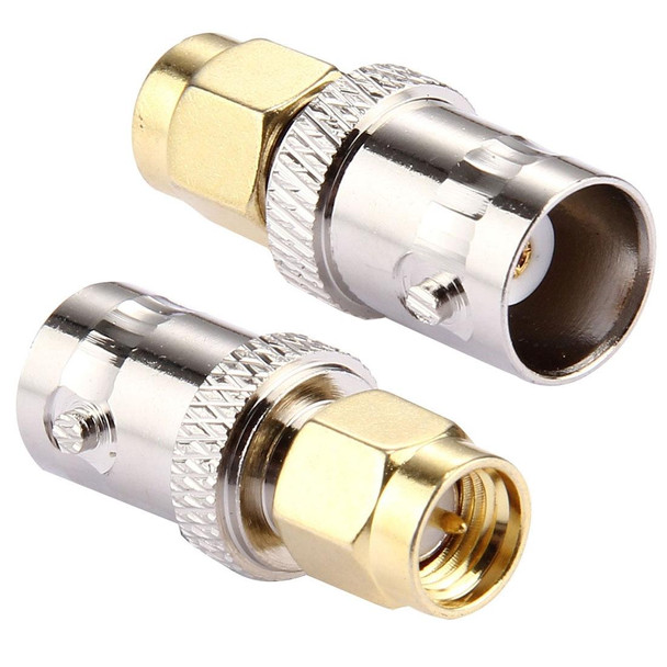 2 PCS BNC Female to SMA Male Connector