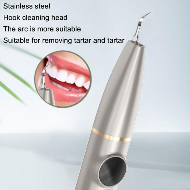 Tartar and Calculus Remover Oral Cleaning Ultrasonic Scaler Electric Visual Scaler(White)