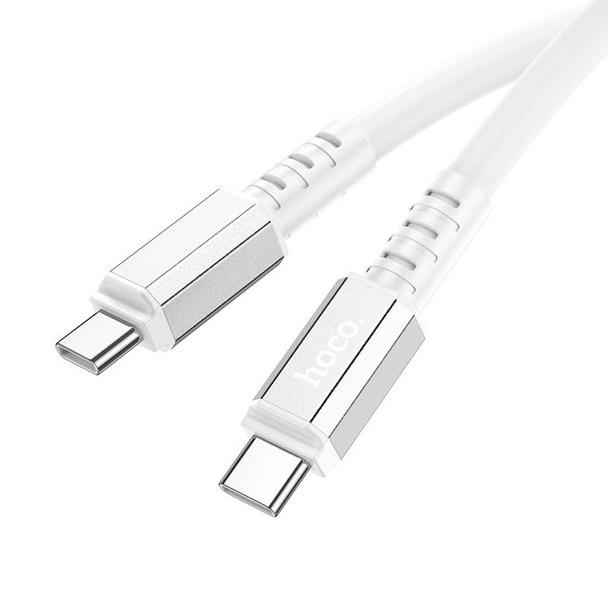 hoco X85 60W USB-C / Type-C to USB-C / Type-C Strength Charging Data CableLength1m(White)