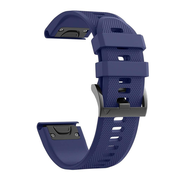 Garmin Fenix 6S 20mm Silicone Watch Band(Midnight blue.)