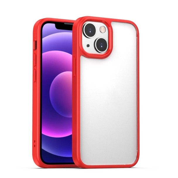 Clear Acrylic + TPU Phone Case - iPhone 14 Max(Red)