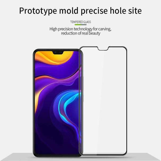 vivo V20 Pro PINWUYO 9H 3D Curved Full Screen Explosion-proof Tempered Glass Film(Black)