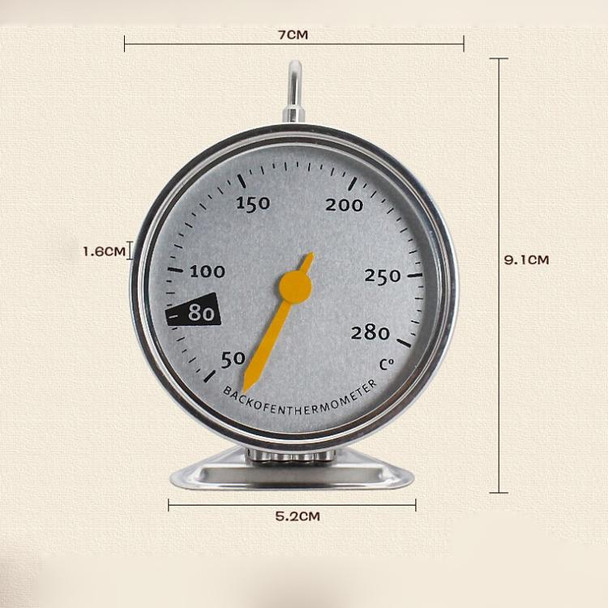 Hanging High Temperature Resistance Stainless Steel Oven Thermometer Kitchen Tools