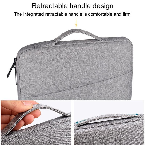 ND01D Felt Sleeve Protective Case Carrying Bag for 15.6 inch Laptop(Dark Grey)