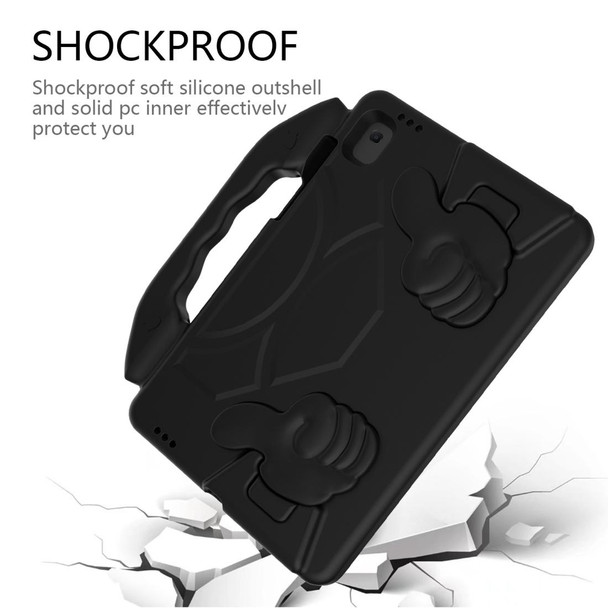 Samsung Galaxy Tab S6 Lite / P610 Thumb Bracket EVA Shockproof Tablet Case(Black)