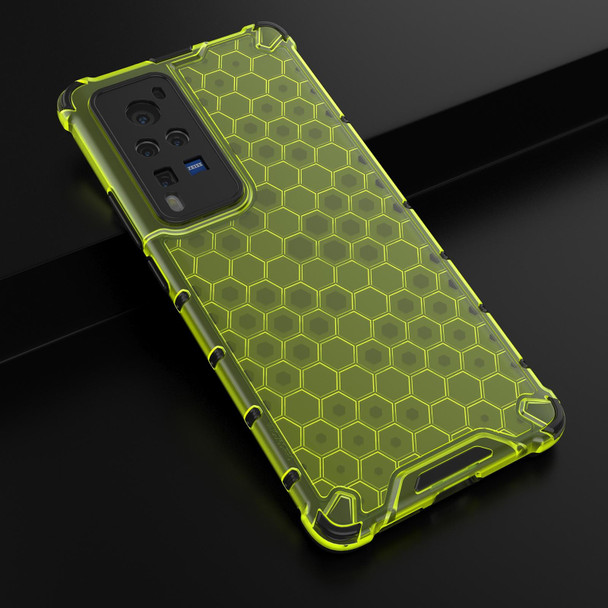 vivo X60 Pro Shockproof Honeycomb PC + TPU Protective Case(Green)