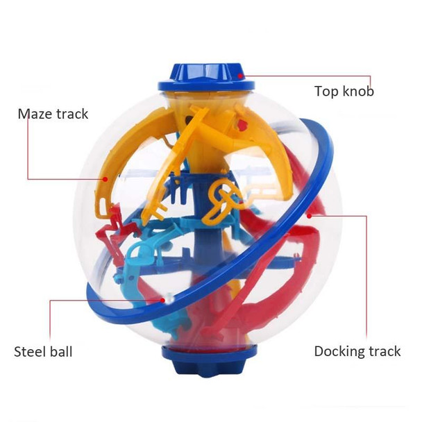 101217 100 Levels Intelligence Breakthrough Maze Ball Magic Ball Portable Children Toy