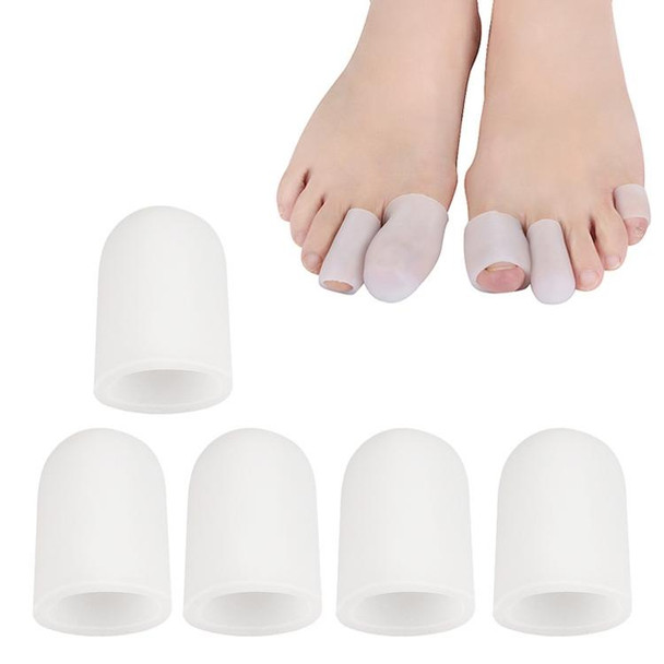 5 PCS Corn Toe Cover Finger Toe Care Set Color Random Delivry, Style:Closed