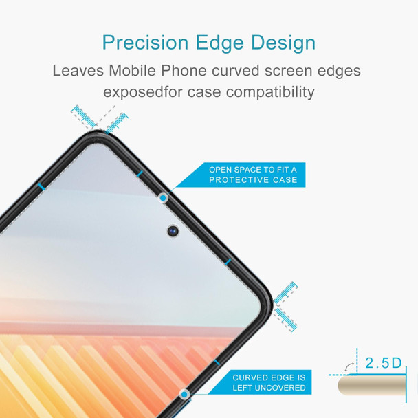 50 PCS 0.26mm 9H 2.5D Tempered Glass Film - vivo iQOO 10