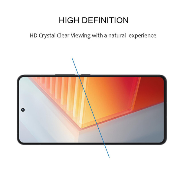 25 PCS Full Glue Full Screen Tempered Glass Film - vivo iQOO 10