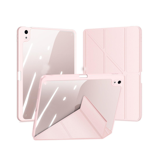 iPad Air 2020/Air 2022 DUX DUCIS Magi Series Shockproof Tablet Case(Pink)