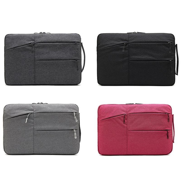 Zipper Type Polyester Business Laptop Liner Bag, Size: 13.3 Inch(Light Grey)