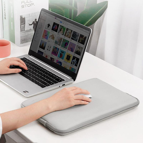 Baona BN-Q001 PU Leatherette Laptop Bag, Colour: Double-layer Pink, Size: 16/17 inch