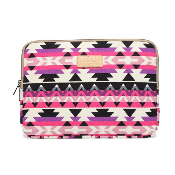 LiSEN LS-518 Lingge Pattern Laptop Computer Liner Bags, Size: 14 inch(Rose Red Pattern Geometry)