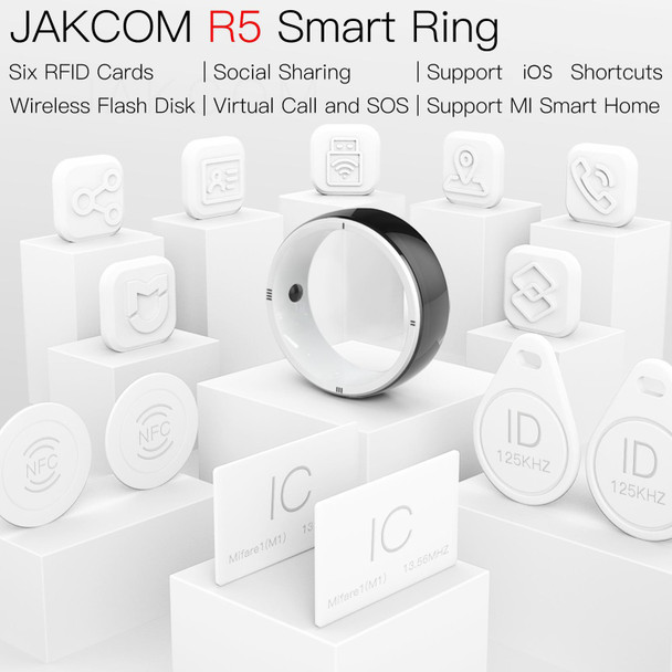 JAKCOM R5 Smart Ring Multifunction Smart Wear Ring, Size:S