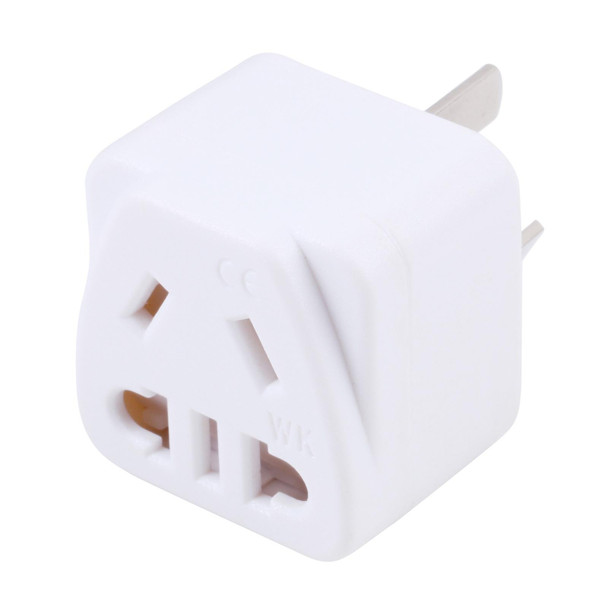 Portable Universal Five-hole WK to AU Three-pin Plug Socket Power Adapter