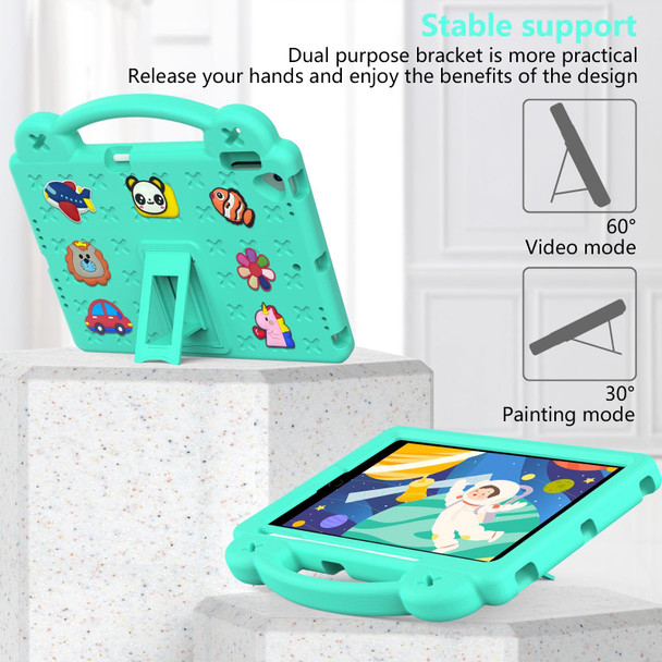 Handle Kickstand Children EVA Shockproof Tablet Case - iPad Air 2019 10.5 / Pro 10.5 2017(Mint Green)