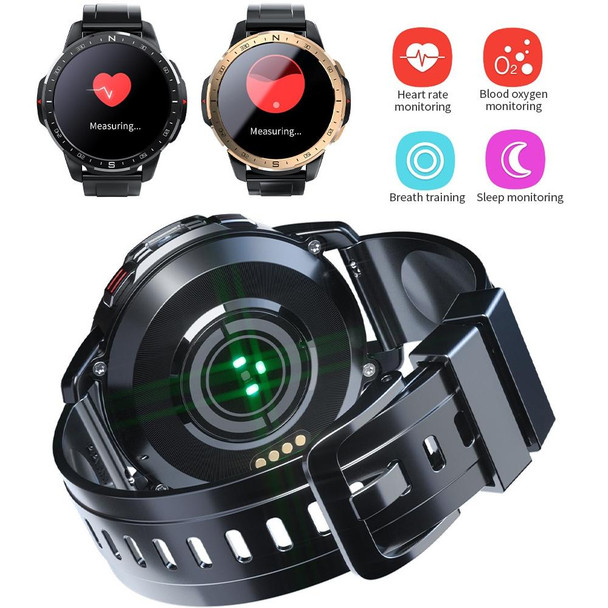 LOKMAT APPLLP 7 4G Call Smart Watch, 1.6 inch SC9832E+PAR2822 Quad Core, 2GB+16GB, Android  9.1, GPS, Heart Rate(Black)