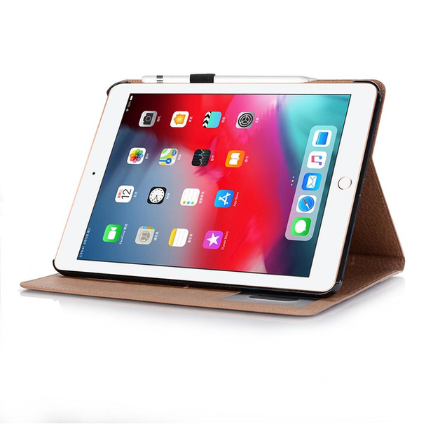 Retro Book Style Horizontal Flip PU Leather Case for iPad Pro 12.9 inch (2018), with Holder & Card Slots & Wallet (Brown)