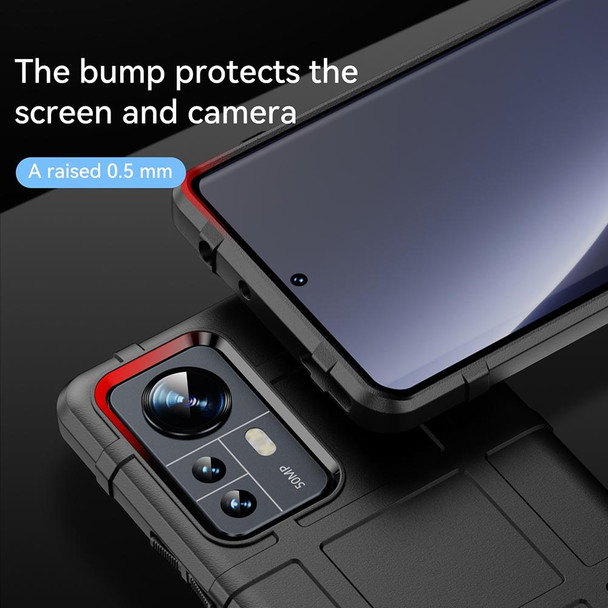 Xiaomi 12S Pro Full Coverage Shockproof TPU Phone Case(Black)