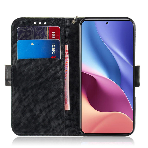 Xiaomi Redmi K40 / K40 Pro / Poco F3 3D Colored Drawing Horizontal Flip Leather Case with Holder & Card Slots & Wallet & Lanyard(Zoo)