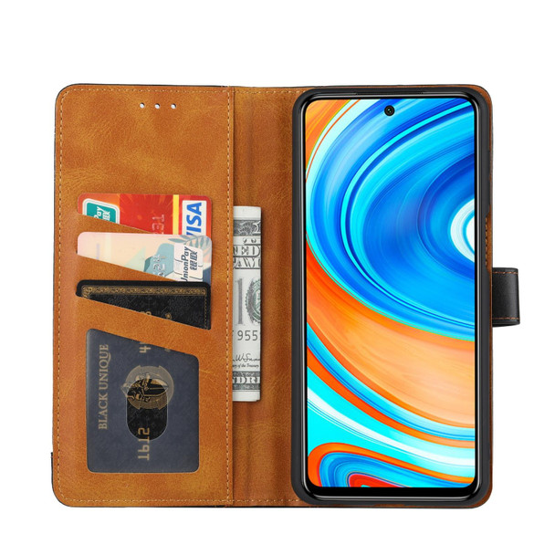 Xiaomi Redmi Note 9 Pro / Note 9S Calf Texture Double Fold Clasp Horizontal Flip Leather Case with Photo Frame & Holder & Card Slots & Wallet(Green)