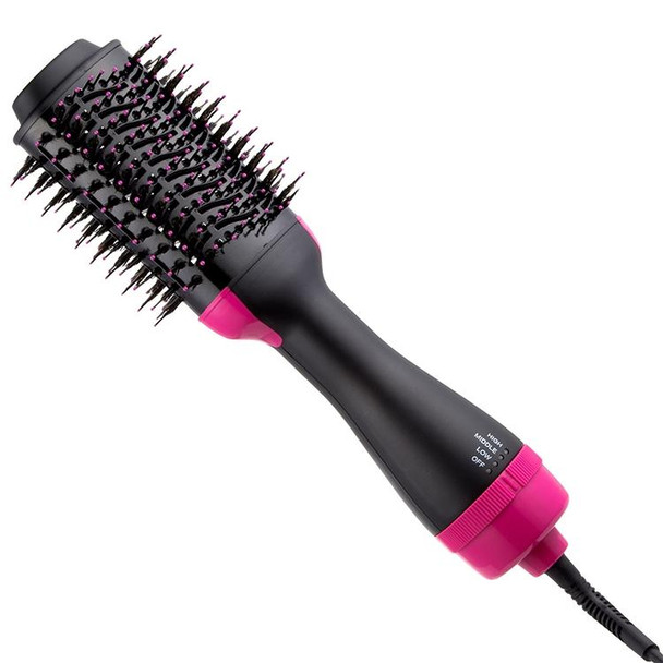 2 in 1 Multi-functional Comb Styling Rotating Hot Hair Dryer Straightener Curler UK Plug