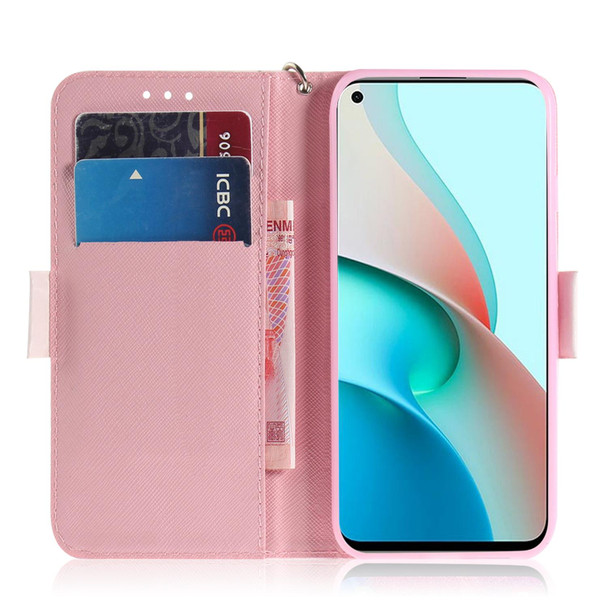 Xiaomi Redmi Note 9T / 9 5G 3D Painted Pattern Magnetic Attraction Horizontal Flip Leather Case with Holder & Card Slot & Wallet & Lanyard(Love-heart Bear)