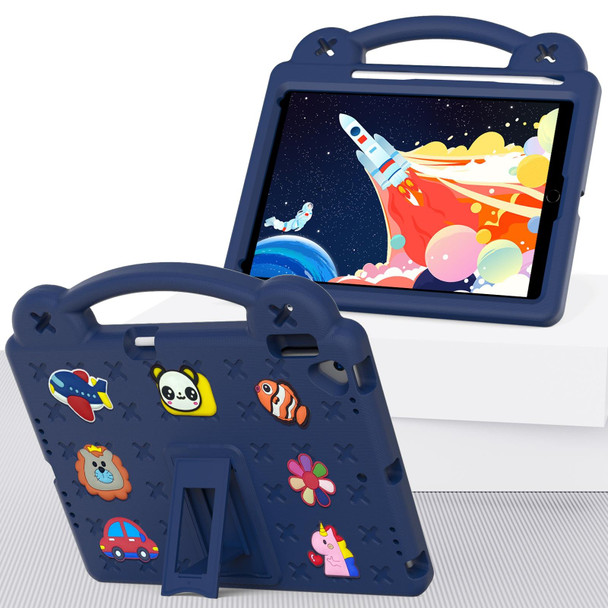 Handle Kickstand Children EVA Shockproof Tablet Case - iPad Air 2019 10.5 / Pro 10.5 2017(Navy Blue)