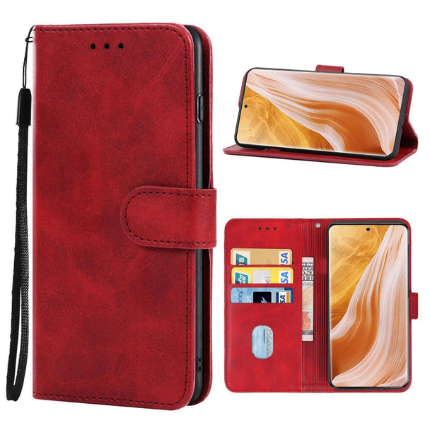 ZTE Axon 40 Pro Leather Phone Case(Red)