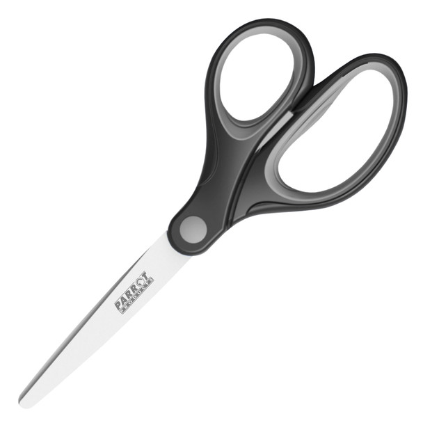 PARROT SCISSORS 18CM - GREY