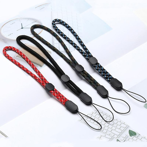 10 PCS Adjustable Mobile Phone Lanyard Short Type Lanyard Wrist Anti-lost Lanyard(Jacquard Green)