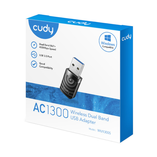 Cudy 1300Mbps High Gain WiFi USB3.0 Adapter