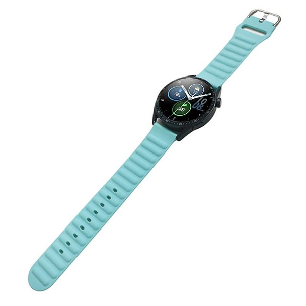 18mm Universal Single Color Silicone Watch Band(Lake Blue)