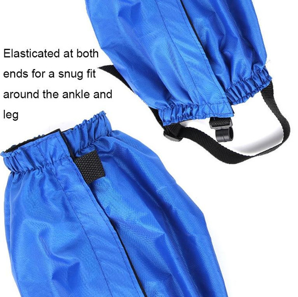 04 Outdoor Short Mountaineering Anti-Snow Leg Covers(Navy Blue)