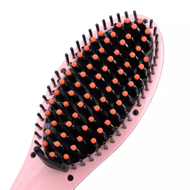 Professional Hair Brush Straightener