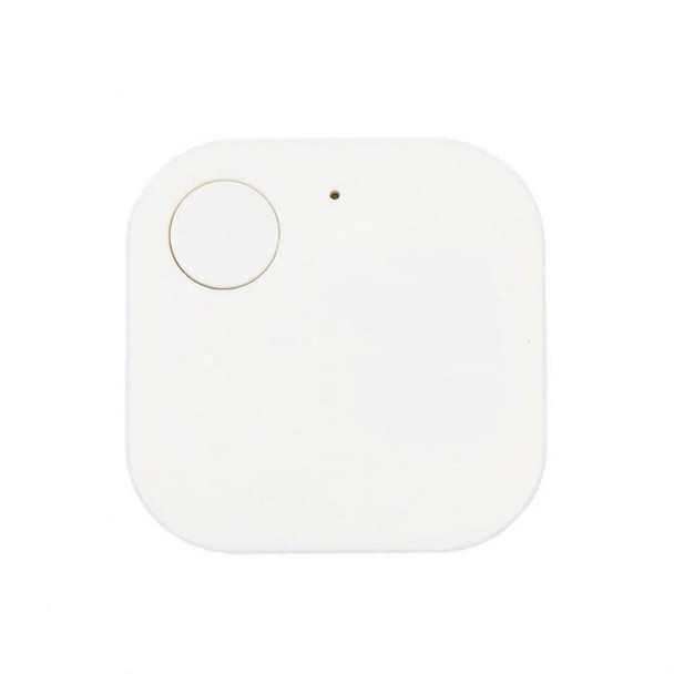 Portable Mini Square Anti Lost Device Smart Bluetooth Remote Anti Theft Keychain Alarm(White)