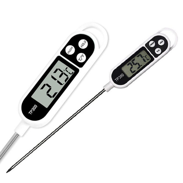 TP300 Food Temperature Counting Stainless Steel Plug-in Kitchen Electronic Digital Thermometer