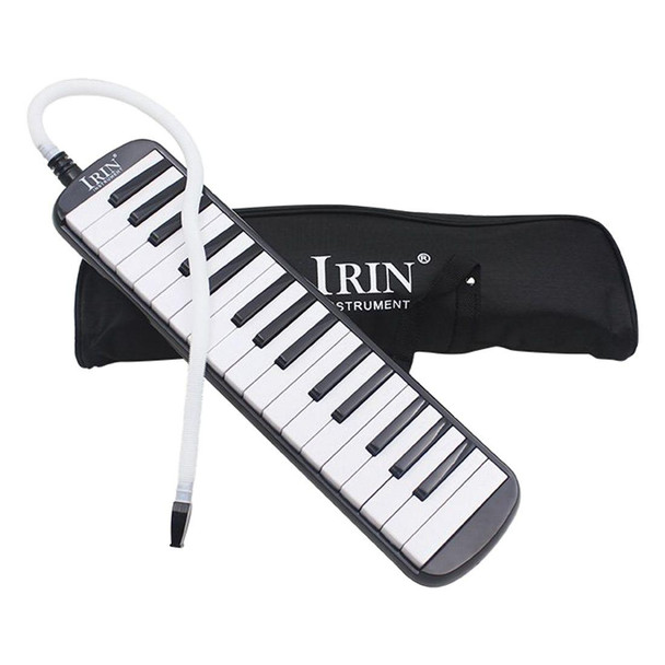 IRIN 001 32-keys Accordion Melodica Oral Piano Child Student Beginner Musical Instruments(Black)