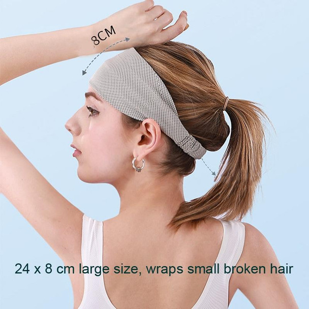 3 PCS Cold Feeling Sports Hairband Fitness Sweat-absorbing Belt(624 Gray)