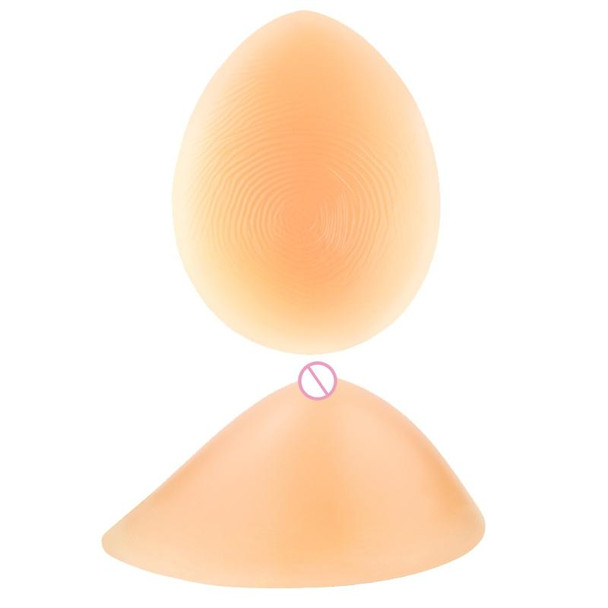 Postoperative Rehabilitation Drop-Shaped Silicone Fake Breast, Size: CT7 350g(Skin Color)