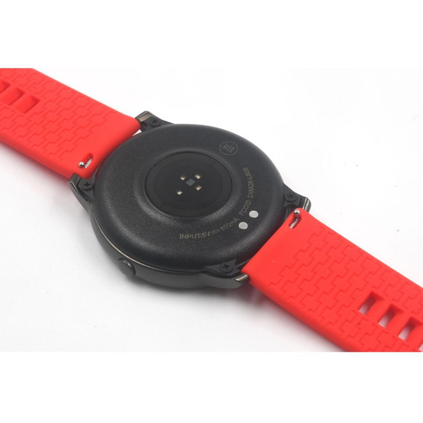 Suitable - Xiaomi Haylou Solar Watch Silicone Watch Band, Length: 21cm(red)