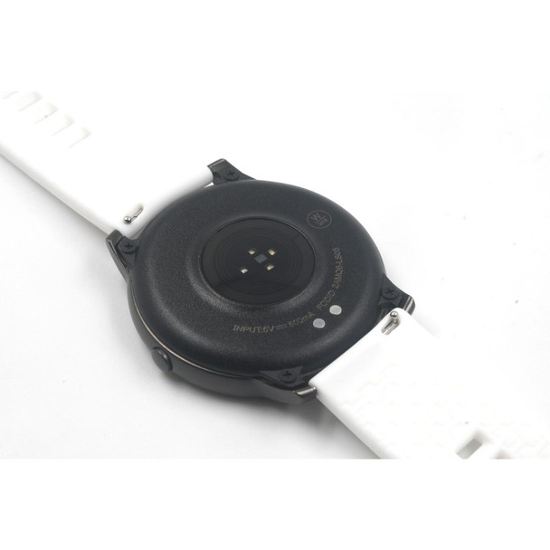 Suitable - Xiaomi Haylou Solar Watch Silicone Watch Band, Length: 21cm(white)