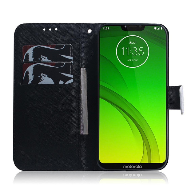 Anger Pattern Coloured Drawing Horizontal Flip Leatherette Case for Motorola Moto G7 Power, with Holder & Card Slots & Wallet