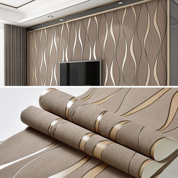 Simple 3D Water Ripple Non-woven Wallpaper Home Decoration Wall Sticker