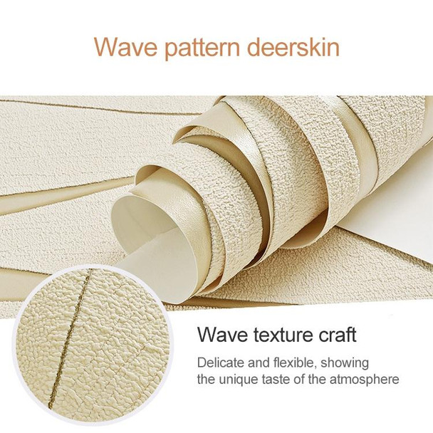 Simple 3D Water Ripple Non-woven Wallpaper Home Decoration Wall Sticker