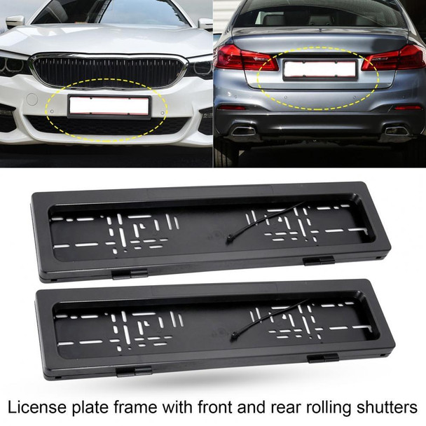 European Standard Electric License Plate Roller Shutter Protective Cover