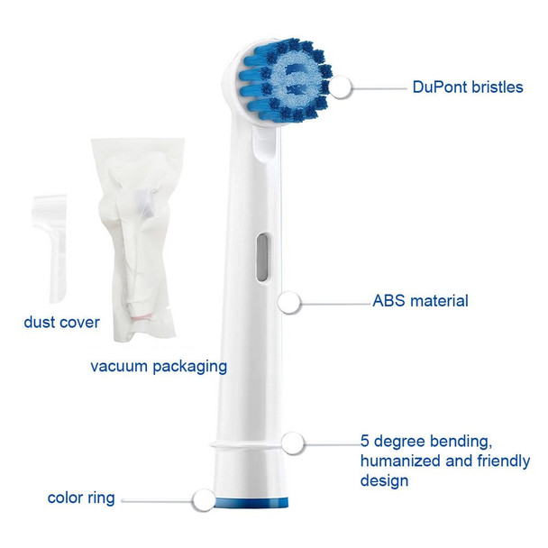2 PCS - Oral-B Full Range of Electric Toothbrush Replacement Heads(Daily Cleaning)