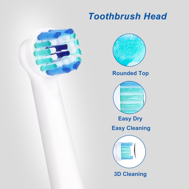 2 PCS - Oral-B Full Range of Electric Toothbrush Replacement Heads(Daily Cleaning)